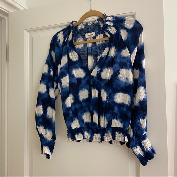 Anthropologie Blue Blouse - Picture 2 of 5